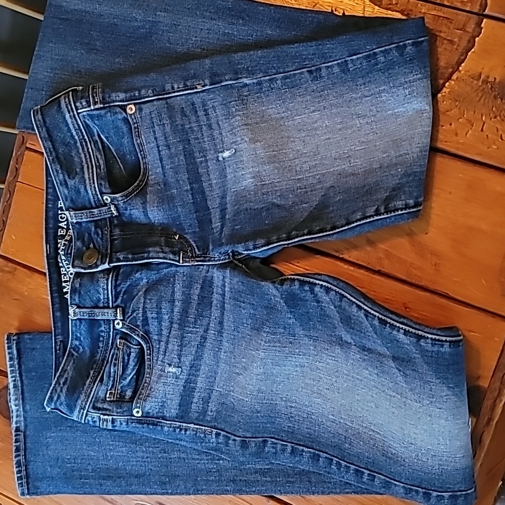 Like new, A&E kickboot jeans